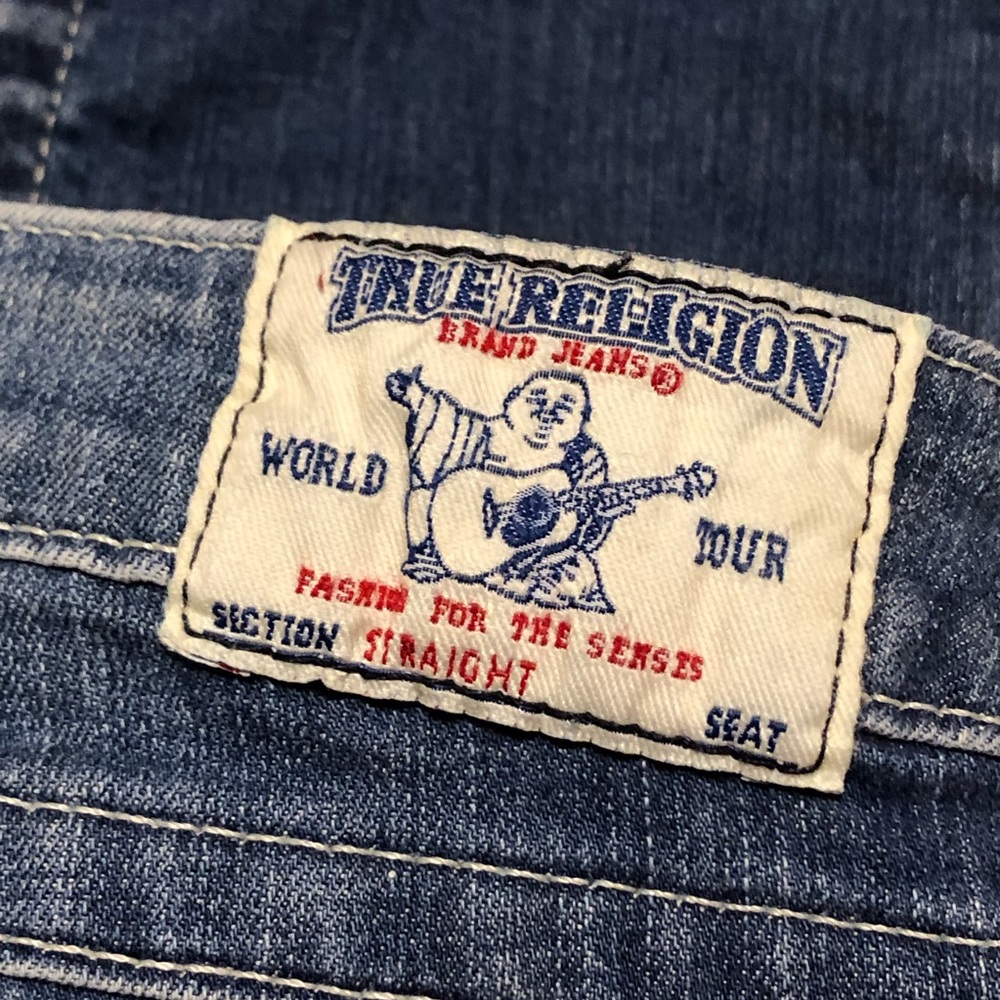 True Religion Slim Straight Leg Jeans - Picture 6 of 8